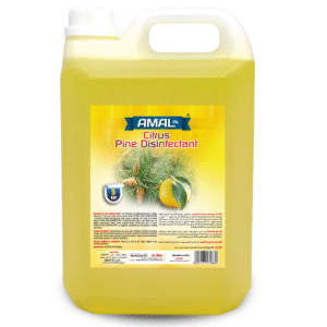 AMAL Plus Citrus Pine Disinfectant 5 Litre bottle for floor and surface cleaning.