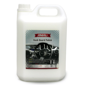 AMAL Plus Dashboard Polish Gel 5 Litre container for car interior shine and protection.