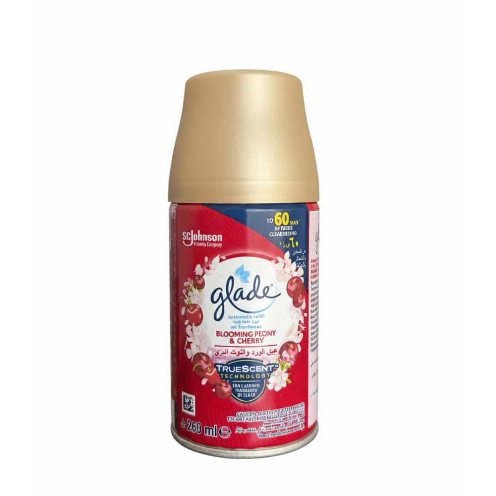 Glade automatic air freshener refill blooming peony cherry 269ml
