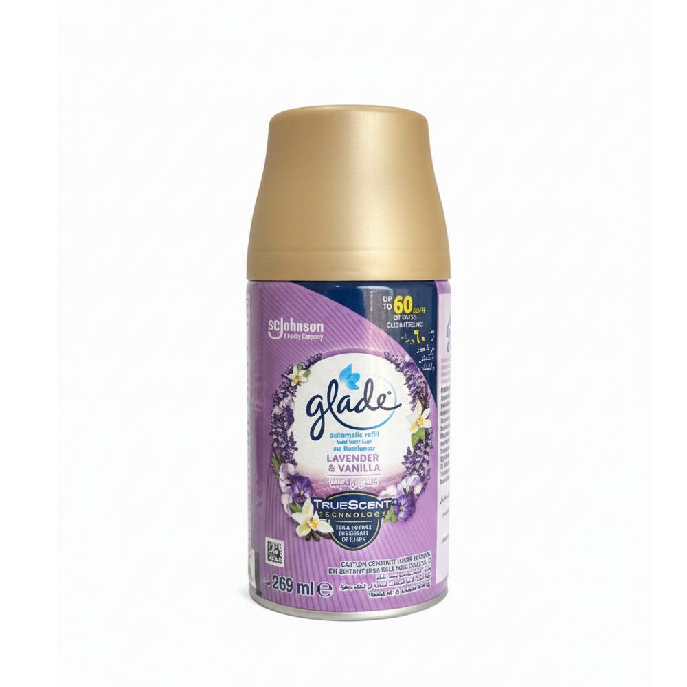Glade automatic air freshener refill lavender vanilla 269ml